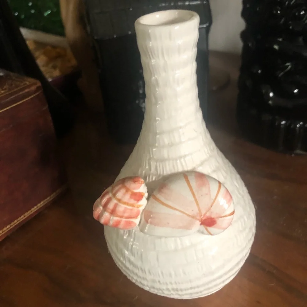 Vintage Shell Vase